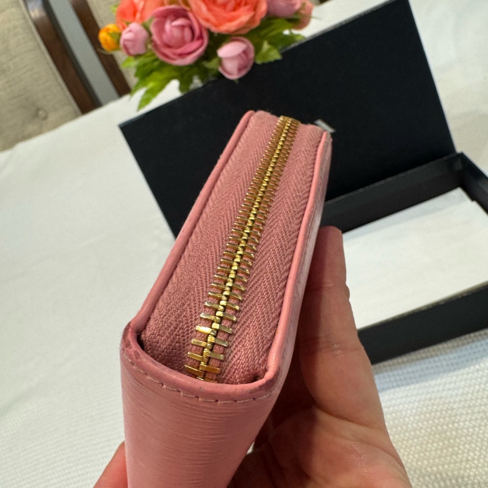 Authentic Prada Zippy Wallet With Box And Authent… - image 6